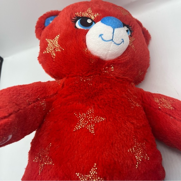 Build A Bear Workshop DC Comics Wonder Woman Teddy Plush 17” Red Blue Stars - Picture 13 of 13